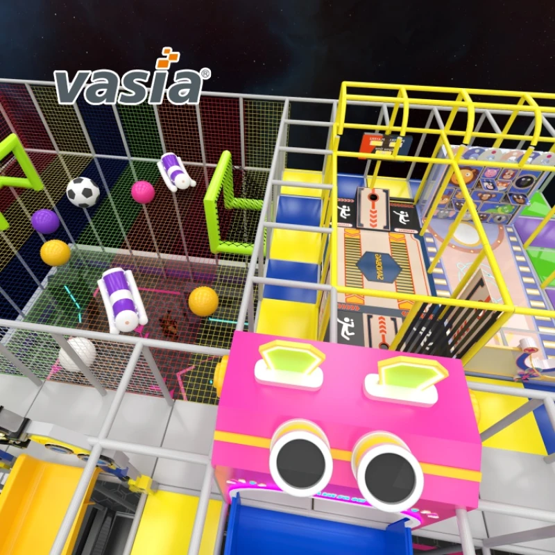 Vasia Play high‑ROI shopping mall indoor playground, profitable CE‑certified commercial soft play equipment