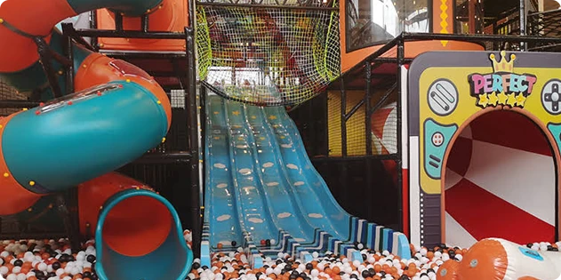 1850㎡ Customized Indoor Playground Equipment In Indonesia