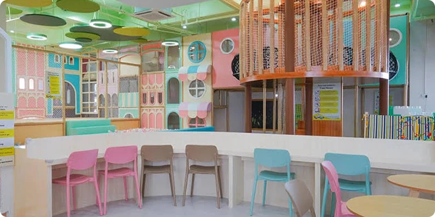 1850㎡ Customized Indoor Playground Equipment In Indonesia