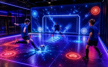Interactive Soccer Pitch Interactive Sports Attraction