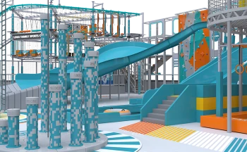 Plum Blossom Stakes Trampoline Park Attraction