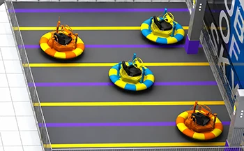 Indoor Bumper Cars / Dodgems Indoor Playground Attraction