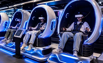 VR Gaming Stations Indoor Playground Attraction